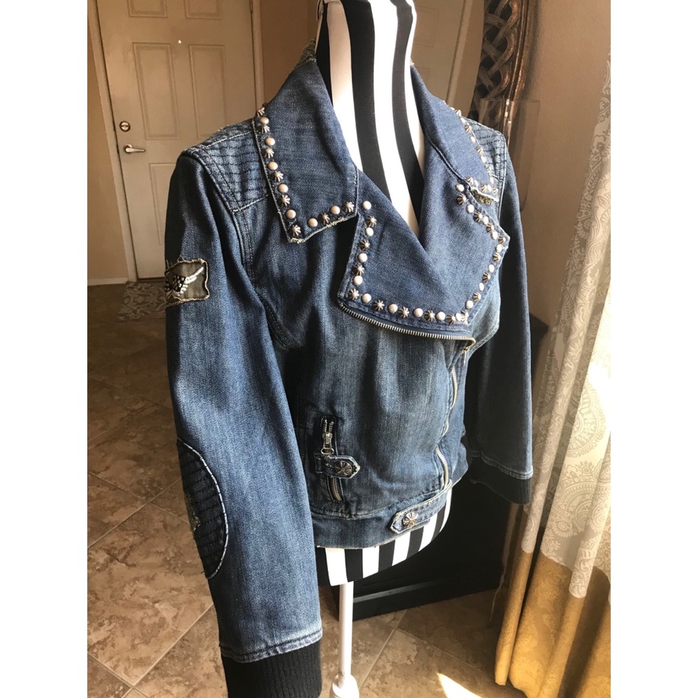 Fabulous Double D Ranch Vintage Style Jean Jacket
